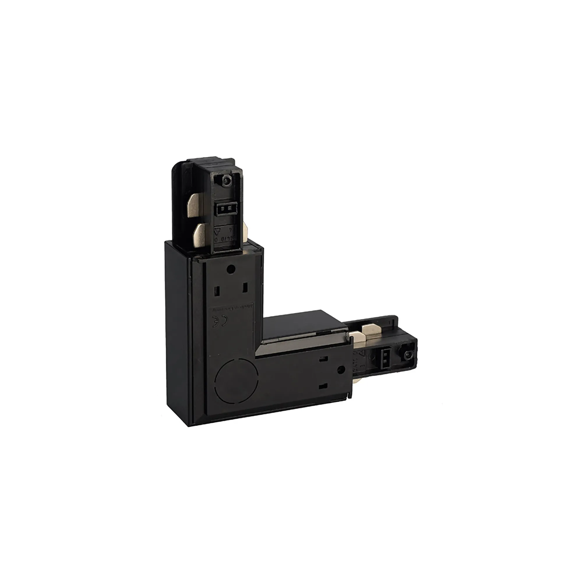 L Coupler With Feeding Option 3 Circuit Surface Mounted Track 555 1 1210 2  Eutrac 3 Circuit Surface-Black